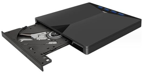 Lecteur Optique Mobile Multifonction TF/CD/USB, Interface Polyvalente, Transfert De Données À Grande Vitesse, Graveur DVD(Blu-Ray)