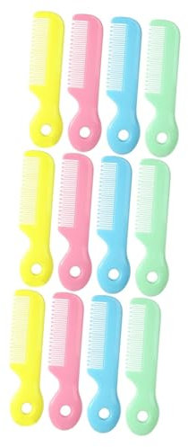 KOMBIUDA 12stücke Teiliges Haarkämme Mit Runden Zähnen Aus Sicherem Material Sanfte Pflege Für Neugeborene Farbenfrohe Kämme Für Gesunde Haardetangling Und Styling