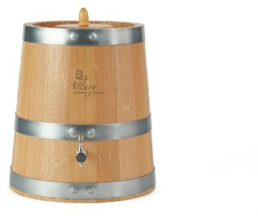 Vinaigrier en chêne (3L-6L-10L) Artisanat de la Tonnellerie Allary – Vinaigre maison authentique (10 Litres)