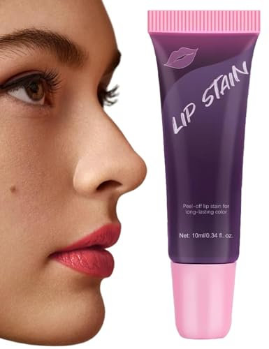 Brillo De Labios Teñido Peel Off - Tinte De Labios Despegable De 3 Colores | Maquillaje Teñido Para Mujeres Y Niñas | Lápiz Labial Mate | Brillo De Labios Arrancable | Mancha De Labios Resistente Al A