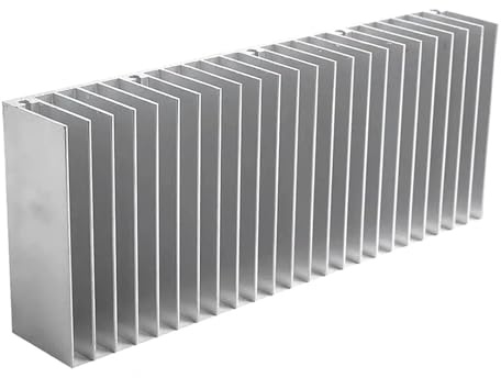 FULIMEI 60x150x25mm Aluminium Kühlkörper Kühlkörper Kühler Heizung Wärmeableitung Kühlung for Verstärker LED COB Licht Power IC Transistor