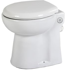 WC mit integrierter Hebeanlage Sani-Start | kompaktes WC | WC-Sitz mit Absenkautomatik | 230 V | 500 W | Hebeanlage | CE-Zertifizierung | Europäische Qualitätsprodukt