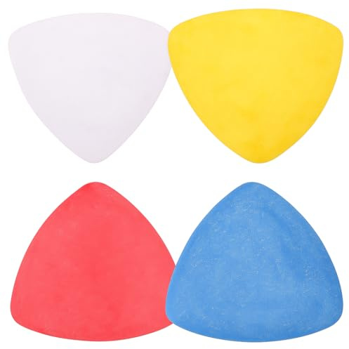 Pack of 4 Tailorrs Sewing Challk Set - Erasable Triangle Fabric Marking Challk for Dressmaking, Tailoring Pens Precise and Easy-to-Use Tailor’s Chalk for Sewing, Quilting Craft in 4 Colours
