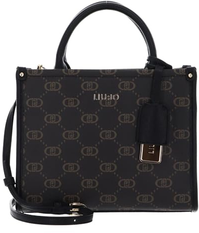 LIU JO borsetta borsa a tracolla Ridhi ECS Tote Bag Nero marrone scuro