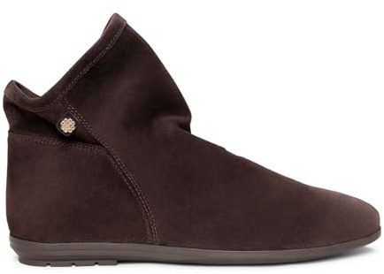 miMaO CHESS - Botines de piel con caña fruncida MARRÓN, EU 38