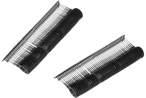 QUARKZMAN 2000 Stk Runde Haken 15mm Schwarze Etikettier Pistole Nachfüllung Standard Etikettier Widerhaken Kunststoff Für Kleider Aufhängen Feine Naht Preis Nachfüllung Etikett Label