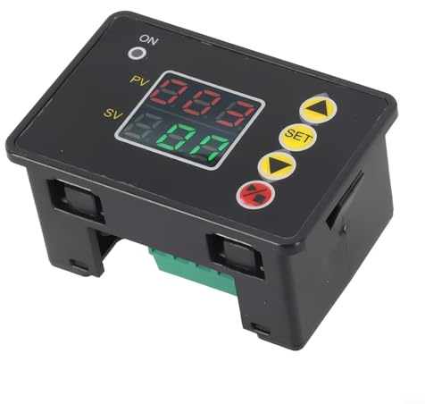 Módulo de relé de temporizador digital T2310 para dispositivos de 12 V, 24 V, CA 220 V (12 V)