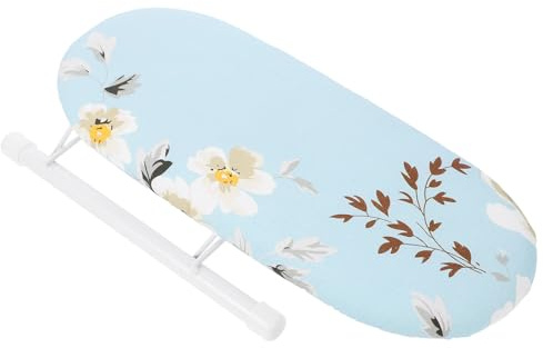 JECOMPRIS Table à Repasser Pliante Mini en Tissu et Acier, Planche à Repasser Compacte pour Manches et Petits Vêtements, Accessoire Pratique pour Repassage à Domicile et Couture, 1 Pièce