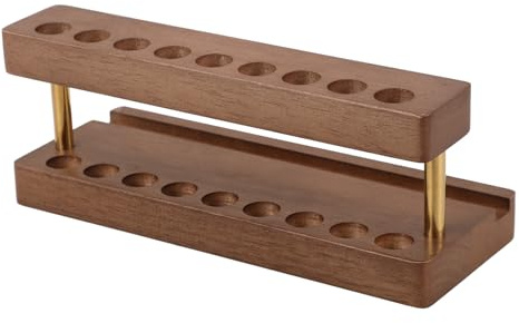 OHPHCALL Praktischer Acrylfarben Organizer mit Metall Pinselhalter und Farbflaschen Aufbewahrung für Bastel und Malbedarf Am Schreibtisch