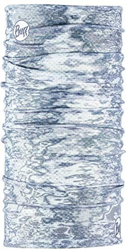 Buff CoolNet UV-XL-Halstuch, UPF 50, Sonnenschutz, atmungsaktiv, kühlendes Bandana, vielseitig, schnell trocknend, Größe XL, Camouflage-Weiß, Einheitsgröße