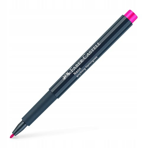 Faber-Castell Creative Studio Neon Marker Anything Flamingos Single Marker für Kunst Handwerk Zeichnen Skizzieren Zuhause Schule Universität Ausmalen