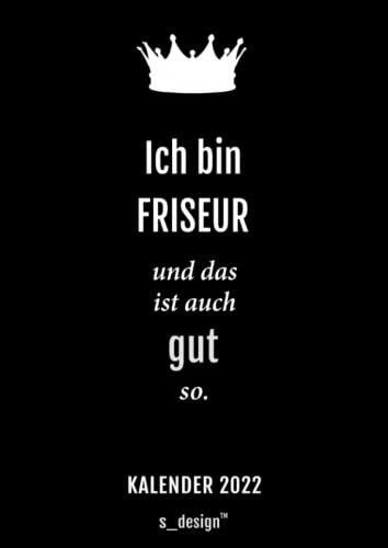 Kalender 2022 für Friseure / Friseur: Din A4 Tages-Planer / Wochenplaner / Terminkalender für das ganze Jahr: Termin-Planer / Termin-Buch / Journal für Tages-Planung & Notizen
