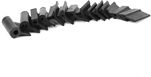 Dura Block Blocs de Ponçage, Mat Flexible Contour Polissage Poignées Profilées Pad Outils de Travail du Bois 14pcs Bloc de Ponçage Caoutchouc Papier Abrasif