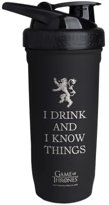 SmartShake Reforce Stainless Steel - Game Of Thrones, I Drink and I Know Things - 900 ml.