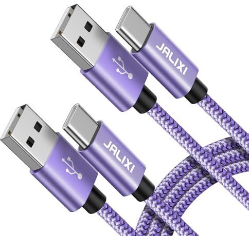JALIXI USB C Cable 1.8M/6ft, for iPhone 17/15/16 Pro Plus Air, USB to USB C Charger Cable Fast Charging, Purple