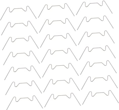 MOBUTOFU 25stücke Edelstahl Glas Scheibe w Draht Clip Gewächshaus Glas Befestigungsklemme Für Glasscheiben w Draht Clip