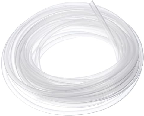 QUARKZMAN Silikonschlauch 1,6mm ID x 3,2mm OD (5 Meter) - Gummischlauch Bierschlauch flexibel, lebensmitteltauglich & transparent für Trinkwasser, Haushalt und Industrie