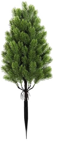 perfk Arbre artificiel, arbustes artificiels, piquet de jardin réaliste, buissons réalistes, plantes pour jardin, fête de remise de diplôme de Noël