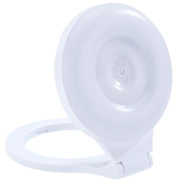 Lumière à selfie pour téléphone rechargeable LED pour Vlog Vidéo conférence Luminosité réglable rotatif maquillage