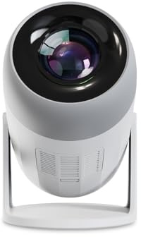 PRIXTON Proyector portátil con WiFi Matisse, 5.800 lúmenes, 200 ANSI lúmenes, Altavoces Integrados, Full HD 4K LED, Mando a Distancia, 32” a 120”, Conexión HDMI/USB/AC IN (Reacondicionado)