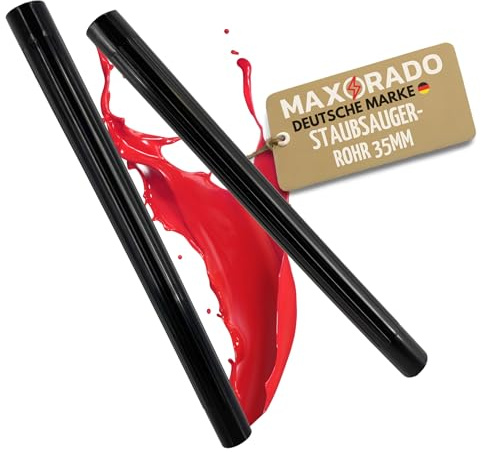 Maxorado Staubsaugerrohr 35mm 2x 50cm Rohr NW 35 für Scheppach PN-NTS20 SE NTS16 ASP50-ES ASP20-ES Staubsauger Rohr Verlängerung Verlängerungsrohr Saugrohr