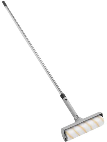 Fafeicy Farbroller-Set, 25,4 Cm, Spritzwassergeschützter Roller mit Edelstahlstangen für Decken, Wände, Möbel, Innen- und Außenanstriche, Professionelles, Robustes Set, Verstellbare Länge, Glatt