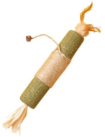 Katt tuggpinne – sisalrep tänder borstleksak, inomhusanvändning, kattungar, tandsprickningspinne, medium och små storlekar, lindrar tristess, pedagogisk leksak, stressavlastning