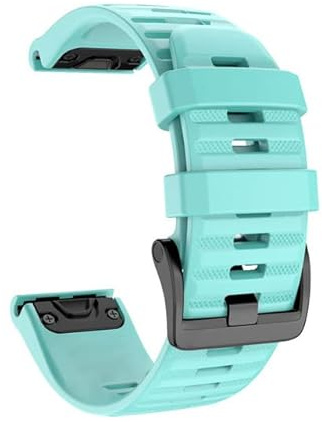 ERAKAFZTTK Silikonarmband för smartklocka Fit For Fenix 5, 5S, 5X Plus, 3 HR, kompatibelt med Fit For Garmin Fenix 6, 6S, 6X, MARQ Approach S60, 20, 22, 26 mm