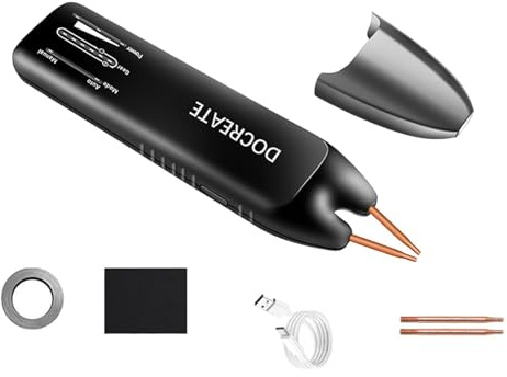 FytStycale Máquina de Soldadura Puntual Portátil Soldador Manual Mini Pin Removible Soldadora para Función de Protección Adecuada para Reparación de Teléf
