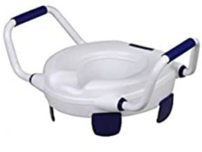 Rehausseur de WC, avec Accoudoirs, sans Couvercle, Poids Maximum supporté : 110 kg