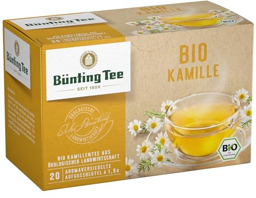 Bünting - Sacchetti da tè biologici, confezione da 6