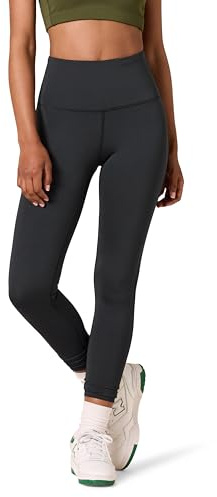 Amazon Essentials Leggings Lunghi Sportivi Modellanti per Allenamento a Vita Alta (Disponibili in Taglie Forti) Donna, Nero, S