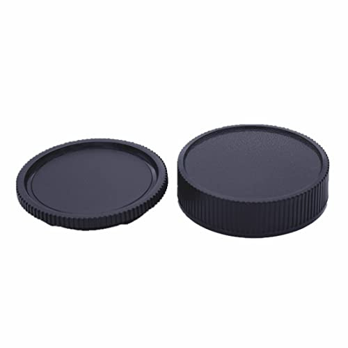 Corps d'appareil Photo LR et Bouchons d'objectif arrière,compatibles avec Les objectifs et appareils Photo L/R-Mount LR