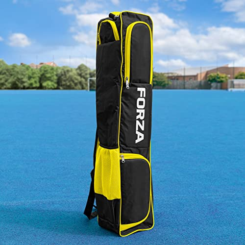 FORZA Hockey Stick Bags | Easily Transport Sticks & Kits | Multiple Size & Colour Options (Deluxe Bag (4X Sticks), Black)