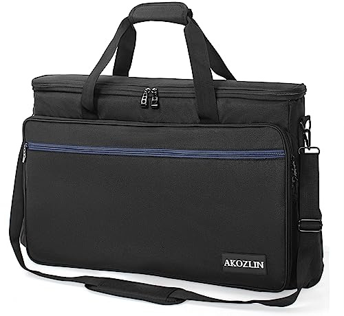 AKOZLIN Gepolsterte DJ-Controller-Mixer-Tasche für Pioneer Flx 4 DDJ DJ Lite SB 2 3 SB2 SB3 DJ 400 DJ RB Gig Reise-Umhängetasche, 51,8 x 8,9 x 33 cm