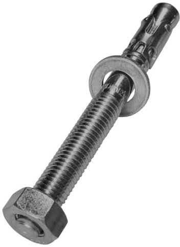 Lumonic Schwerlastdübel M12 x 125mm | hochwertige Edelstahl V4A Keilanker | Durchsteckmontage, SOFORT BELASTBAR | Betonanker, Schwerlastanker | für Überdachungen, Geländer, Regale, Trennwände