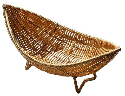 Alipis Obstschale Aus Rattan-obstteller Geflochtener Korb Rattan-aufbewahrungskorb Obstkorb Gemüsekorb Eierkorb Obst-aufbewahrungskorb Gemüse- Eier- Brot