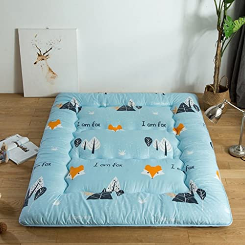 Generisch Matratze Japanische Futonmatratze Twin-Size-Bodenmatratze verdickte Tatami-Matte Rollmatratze Bodenmatratze Klappbett Schlafsofa Matratze mit Futonbezug (Farbe: