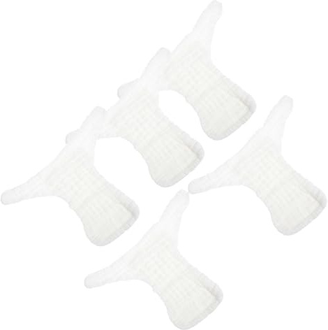 PACKOVE 5 Stück Waschbare Baumwollstoffwindeln für Neugeborene Flüssigkeitsundurchlässig und Weich Geeignet für Nachtzeit Babywindeln für 0-3 Monate