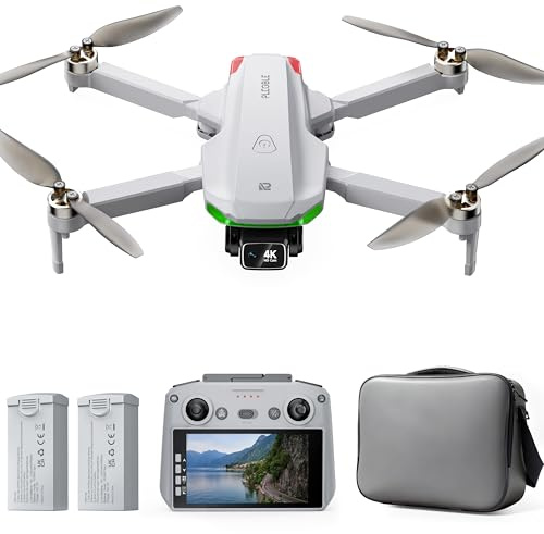GPS Drohne mit Kamera EIS 4K für Erwachsene, mit Bildschirm auf Controller, 70 Minuten Flugzeit, 10 KM FPV Übertragung, AI Orbit Modus, Follow-Me/autom, für Anfänger Spielzeug Geschenke, unter 249 g