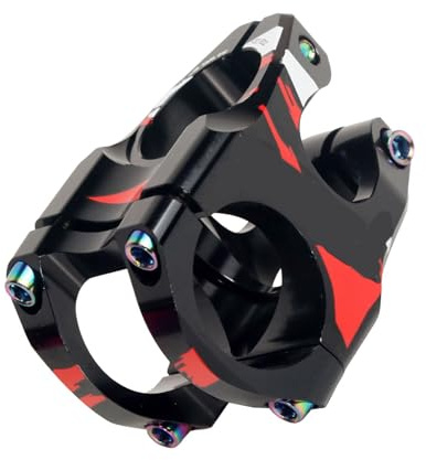 Manubrio per mountain bike, tronco corto, in lega di alluminio, per bici da strada, accessori per manubrio, mountain bike, accessori per ciclismo