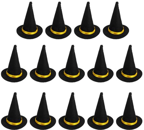 SOPOTUTU 14 Mini Chapeaux De Poupée en Capsules De Bouteille De Vin Chapeaux Miniatures pour Maison De Poupée Miniatures pour Bricolage Accessoires