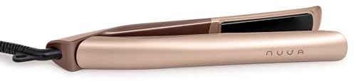 Nuva Silk by Energy Sistem – Plancha de pelo profesional 185°C – placas cerámicas flotantes nano-silk – anti-frizz – ondas y alisado rápido – apagado automático 60 min – cable giratorio 3 m