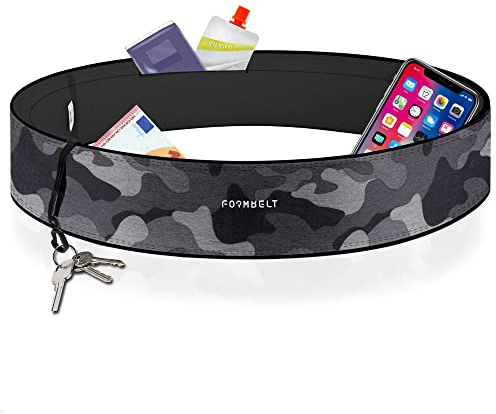 Formbelt® Laufgürtel für Handy | Laufen Ohne Wackeln, Scheuern | Jogging Gürtel mit viel Platz und bestem Komfort | für iPhone Galaxy etc. Hüfttasche Lauftasche Handytasche
