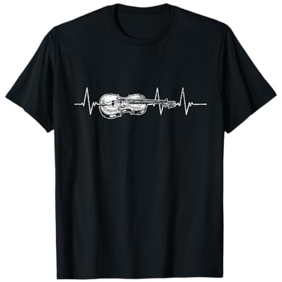 Violinist Geiger Geige Herzschlag Violine T-Shirt