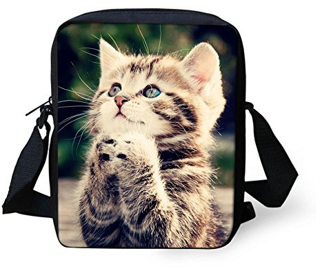 Binienty Kinder Messenger Bag Kleine Crossbody Schulter Handtaschen für Reise Schule Wandern