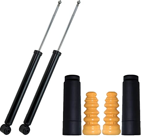 ATEC Germany 2x Gasdruck Stoßdämpfer hinten Federbein inkl Staubschutzsatz | Kompatibel mit: SKODA OCTAVIA I Combi, VW BORA Variant, GOLF IV Variant