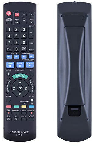 TCNOUMT N2QAYB000462 Remote Control Fit for Panasonic DVD Recorder DMR-EX86EB DMR-EX86EB-K DMR-EX773EB DMR-EX773EB-K DMR-EX83EB DMR-EX84C DMR-EX769EB DMR-EX72SEG