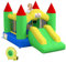 HOMCOM Castillo hinchable con hinchador, castillo hinchable para niños, castillo de juegos con tobogán, cama elástica, red de seguridad, para niños de 3 a 10 años, Oxford, 300 x 180 x 160 cm