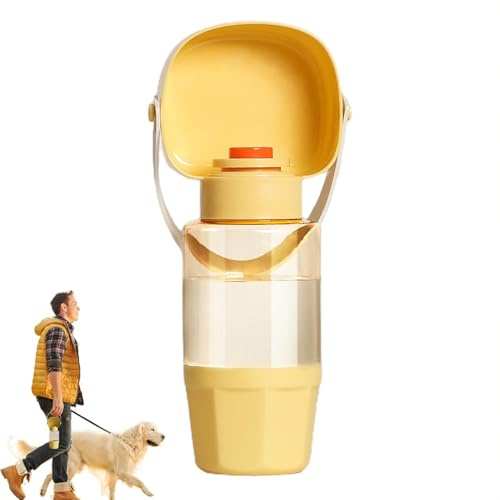 Lnhgh - Vasos de Agua para Gatos, alimentador de Agua para Mascotas, Botella de Agua nutritiva, Vaso antifugas para Perros, para Caminar, Acampar, casa, Viajes